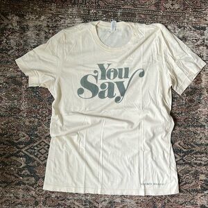 Lauren Daigle Look Up Child Tour “You Say” Concert Premium T-Shirt, Size Large